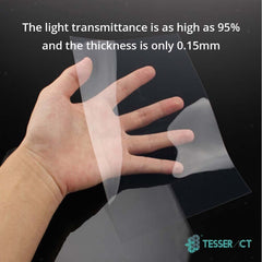JAK3D FEP Non Adhesive Transparent Release Film for LCD 3D Printer,Elegoo,anycubic,phrozon Resin 3D Printer  DLP Accessories (Qty 1, 260x160x0.15mm)